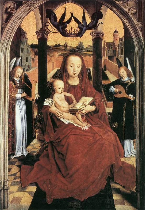 MEMLING, Hans Virgin and Child in a Landscape sg oil painting picture